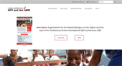 Desktop Screenshot of hivlawcommission.org