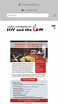 Mobile Screenshot of hivlawcommission.org